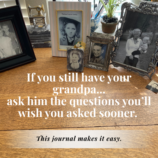 Grandpa, From Your Heart: A Guided Journal of Wisdom Gained from Life's Challenges